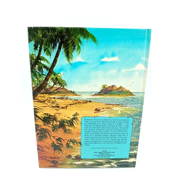 1982 Robinson Crusoe Award Adventure Classics HC by Daniel Defoe - Picture 2 of 7